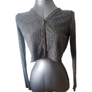 Streetwear Society Gray Cardigan Sweater